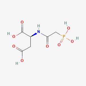 Chemical structure of Sparfosic acid