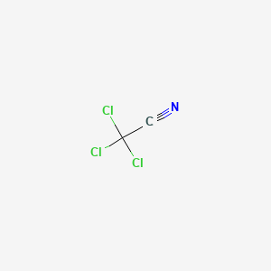 Chemical structure of Trichloroacetonitrile