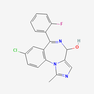 Chemical structure of 4-Hydroxymidazolam