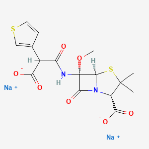 Chemical structure of Temocillin sodium