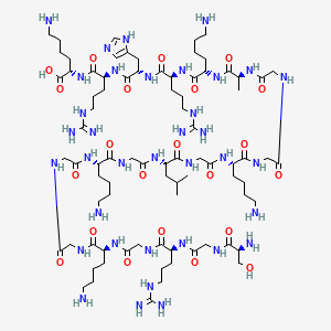 Chemical structure of Histone H4 (2-21)