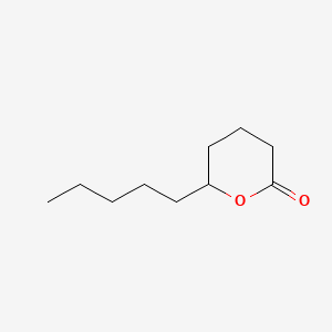Chemical structure of δ-Decalactone