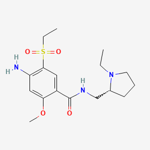Chemical structure of Aramisulpride