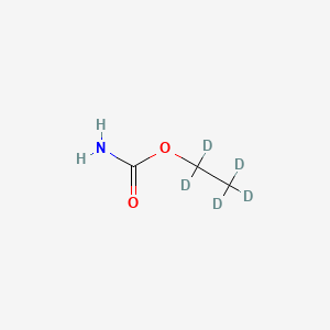 Chemical structure of Urethane-d5
