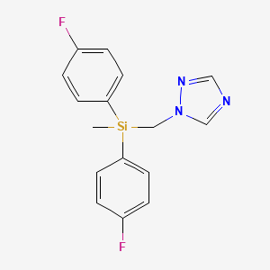 Chemical structure of Flusilazole