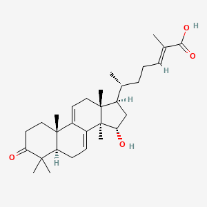 Chemical structure of Ganoderic acid TR