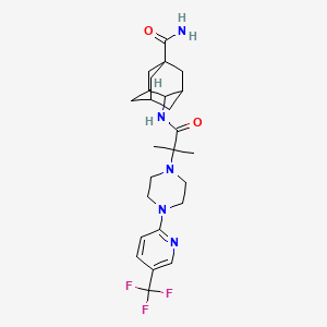 Chemical structure of ABT-384