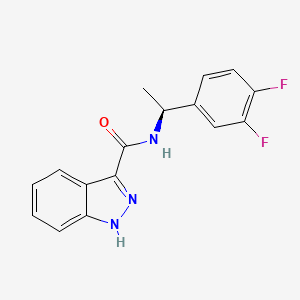 Chemical structure of VPC-80051 racemate