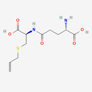 Chemical structure of γ-Glutamyl-S-allylcysteine