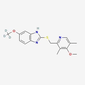 Chemical structure of Omeprazole sulfide-d3