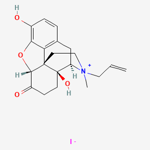 Chemical structure of Naloxone methiodide