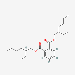 Chemical structure of DEHP-d4
