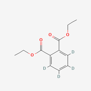 Chemical structure of Diethyl phthalate-d4