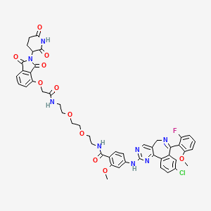 Chemical structure of JB170
