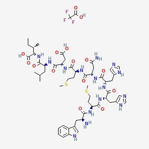 Chemical structure of Uty HY Peptide (246-254) (TFA)
