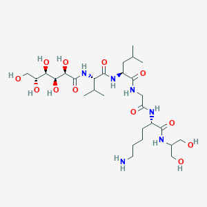 Chemical structure of DOTA-PEG5-amine