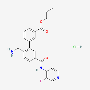 Chemical structure of Sovesudil hydrochloride