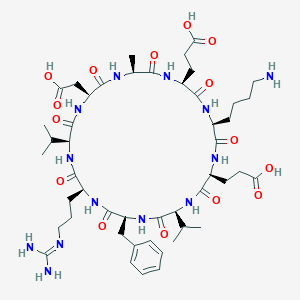 Chemical structure of Allo-aca