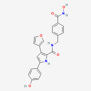 Chemical structure of QTX125 TFA