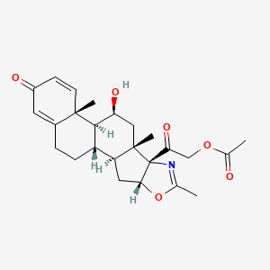 Chemical structure of Deflazacort-D7