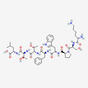 Chemical structure of KSPWFTTL TFA