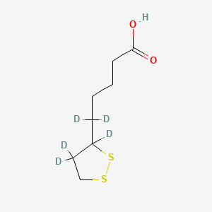 Chemical structure of α-Lipoic Acid-d5