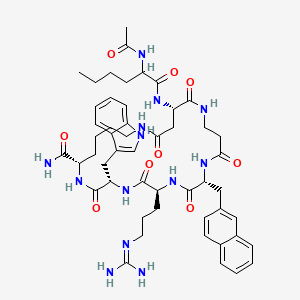 Chemical structure of PG106 TFA