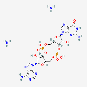 Chemical structure of cGAMP diammonium