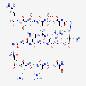 Chemical structure of Histone H2A (1-20)