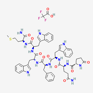 Chemical structure of G-Protein antagonist peptide TFA
