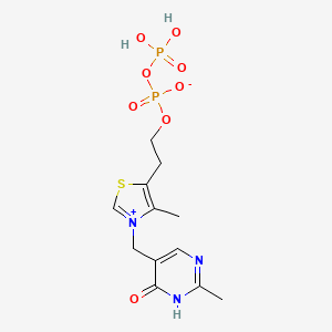 Chemical structure of Oxythiamine diphosphate ammonium