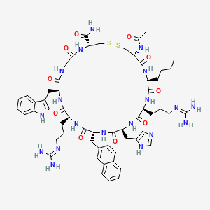 Chemical structure of HS024 TFA