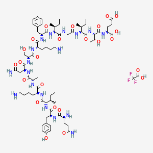 Chemical structure of Tetanus toxin (830-843) (TFA)
