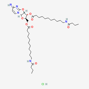 Chemical structure of MMAF-d8 hydrochloride