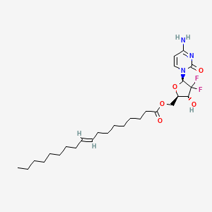 Chemical structure of Gemcitabine elaidate hydrochloride