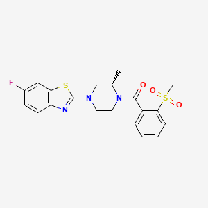 Chemical structure of ARN19702