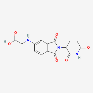 Chemical structure of Thalidomide-5-NH2-CH2-COOH