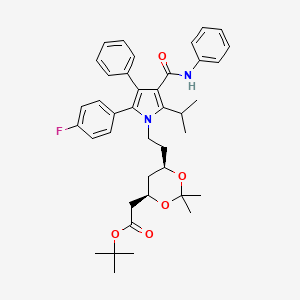Chemical structure of Atorvastatin acetonide tert-butyl ester