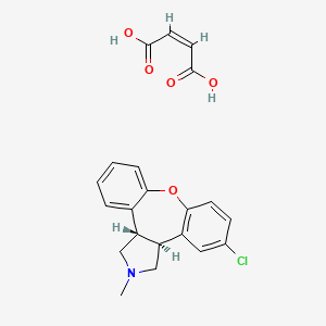 Chemical structure of Asenapine maleate