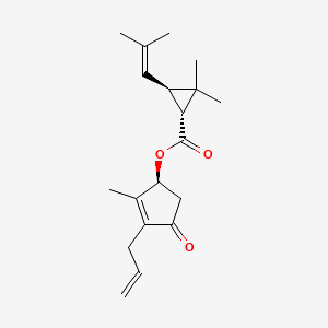 Chemical structure of Allethrins