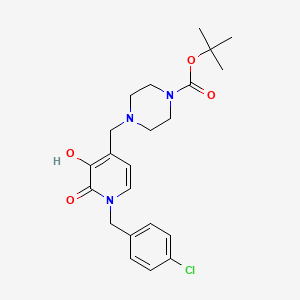Chemical structure of Izilendustat