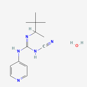 Chemical structure of Pinacidil