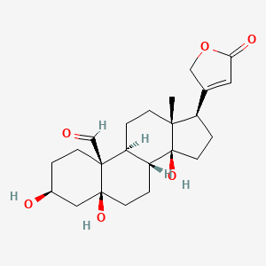 Chemical structure of Strophanthidin