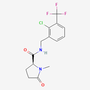 Chemical structure of GSK-1482160
