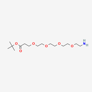 Chemical structure of Amino-PEG4-Boc