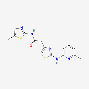 Chemical structure of HQ461
