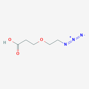Chemical structure of Azido-PEG1-acid