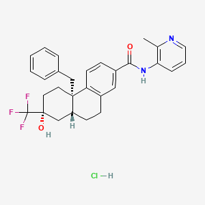 Chemical structure of Dagrocorat hydrochloride