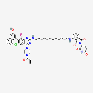 Chemical structure of PROTAC KRAS G12C degrader-1