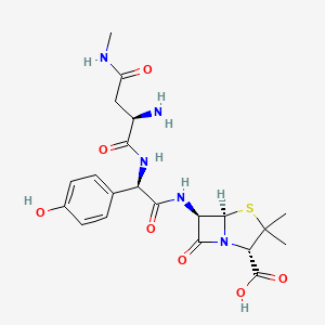 Chemical structure of Aspoxicillin